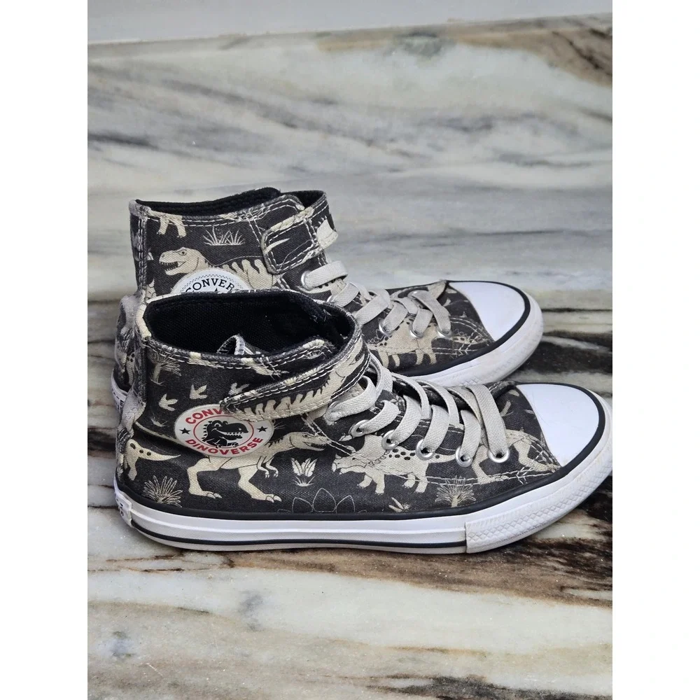 Converse Chuck Taylor All Star Dinoverse High Top Dinosaur Shoes Youth 2 A15064F